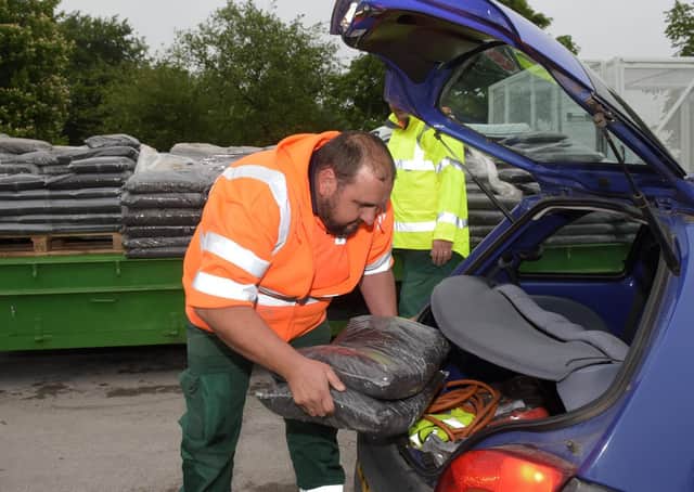 Residents are invited to drive along to their nearest giveaway, where two 15kg bags of compost will be placed into each car boot.