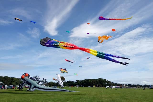 Thousands of visitors turned out for the Bridlington Kite Festival at the weekend as the event enjoyed soaring success at Sewerby Fields.