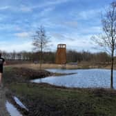 An artist impression of the two zip lines at Wyekham Lakes. (North Yorkshire Water Park)