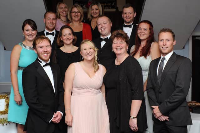 A group photo at Headlands School’s Sports Awards Dinner held at the Links Golf Club in 2013. (PA2013HDLD Sports-1156)