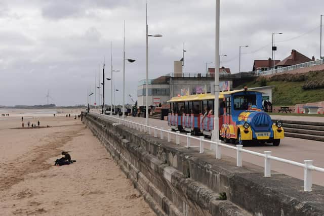 Paul Morrison focused on one of the land trains in Bridlington for this photograph.