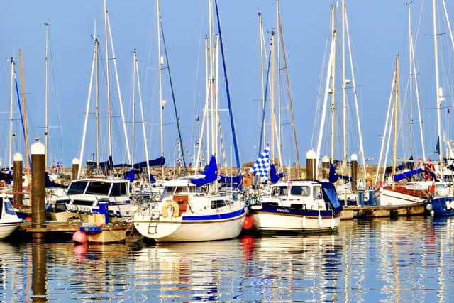 Aled Jones took this excellent photograph of some yachts in Bridlington Harbour.