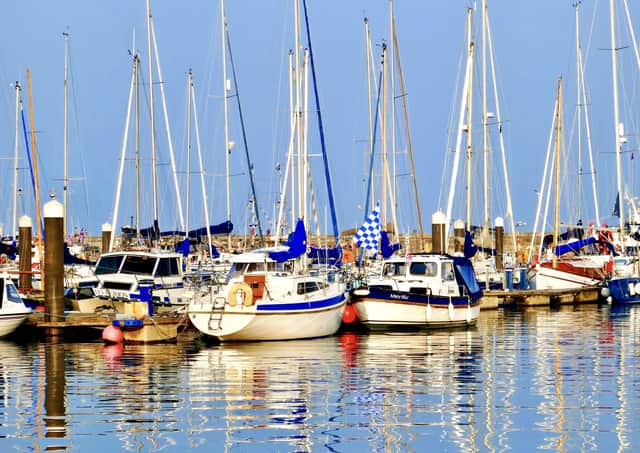 Aled Jones took this excellent photograph of some yachts in Bridlington Harbour.