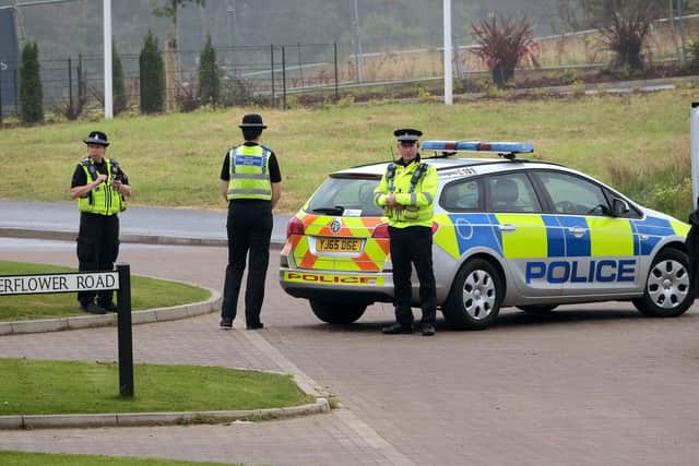 The police cordon in place last week. (JPI Media/ Richard Ponter)