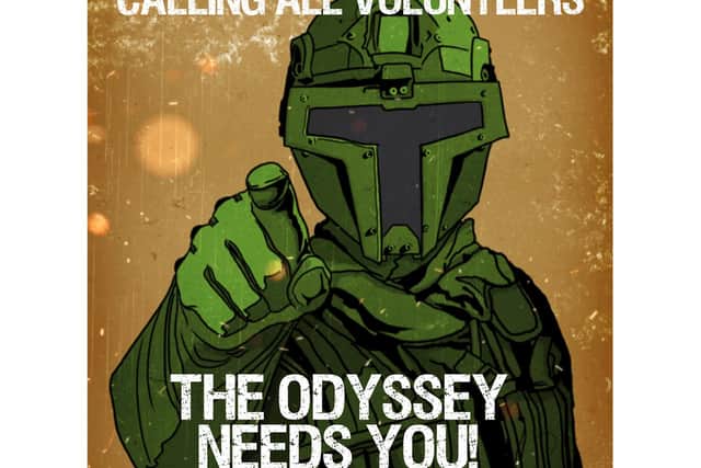 The poster for the casting sessions. (Animated Objects)