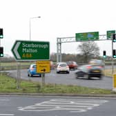 Major roads across Scarborough are closed for urgent repairs this weekend, and heavy traffic continues around Malton.