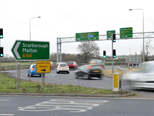 Major roads across Scarborough are closed for urgent repairs this weekend, and heavy traffic continues around Malton.