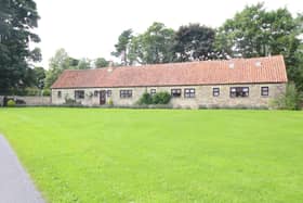 The barn conversion at East Ayton enjoys a tranquil location.