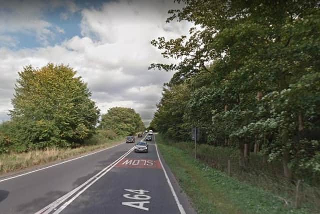 A man has died following a crash on the A64 near Malton. (Photo: Google)