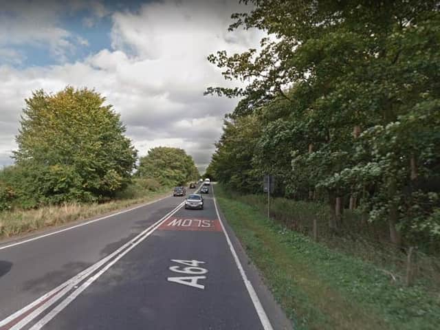 A man has died following a crash on the A64 near Malton. (Photo: Google)