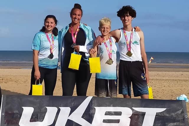 The four-day camp ended with a junior UKBT beach tournament which attracted nine teams from as far as Cardiff.The four-day camp ended with a junior UKBT beach tournament which attracted nine teams from as far as Cardiff.