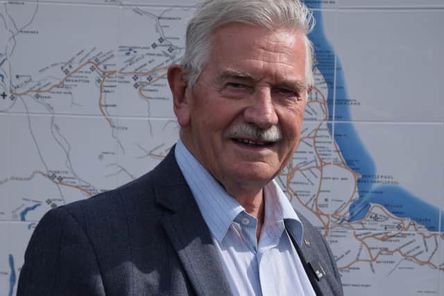 Frank Paterson, who started work for the London North Eastern Railway in 1946 as a junior clerk and rose to be general manager of British Rail Eastern Region. He came to Hunmanby as he serves on the Advisory Panel of the Railway Heritage Trust.