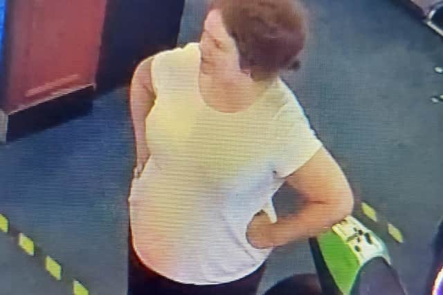 Police would like to speak to this woman. (North Yorkshire Police)