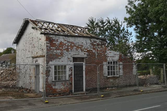 The old Skipsea Methodist School has been demolished. New homes will be built at the site.