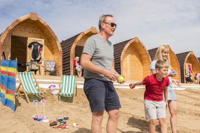 Bridlington saw an increase in footfall to its beaches during the summer.