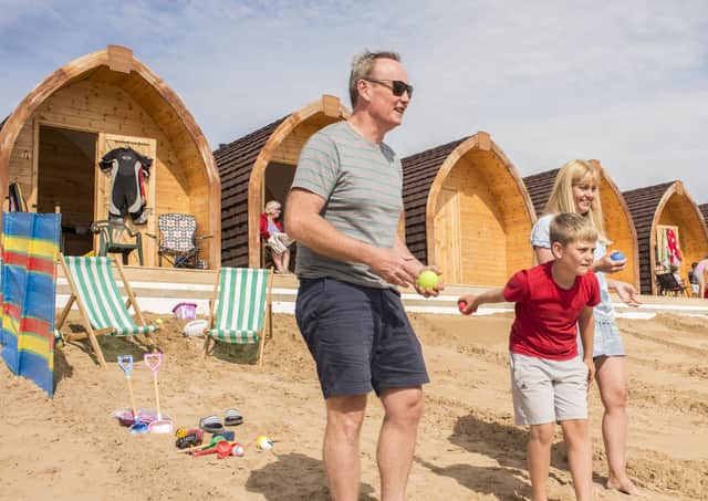Bridlington saw an increase in footfall to its beaches during the summer.