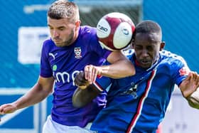 Jameel Ible in action against York in pre-season