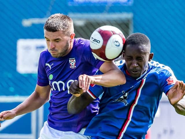 Jameel Ible in action against York in pre-season