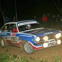 David Brown in rallying action