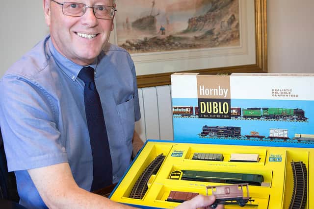 Graham Paddison, of David Duggleby Auctioneers and Valuers, with a set from the 1960s.