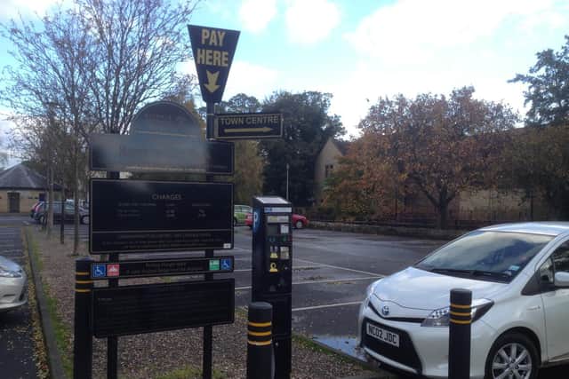 Police are appealing for the public's help after a man indecently exposed himself in a public car park.