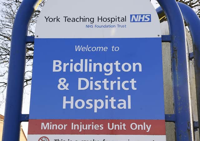 The York and Scarborough Trust runs Bridlington Hospital.