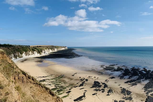 Jason King frames this impressive sweep of coastline on a beautiful summer’s day.