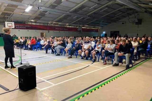 Children who will be moving up to Headlands School next year were given a taste of what to expect at the open evening.