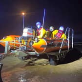 Coastguards and Scarborough RNLI rescued a dog from a cliff near Scarborough. (Photo: Lucy Collins/Scarborough RNLI)