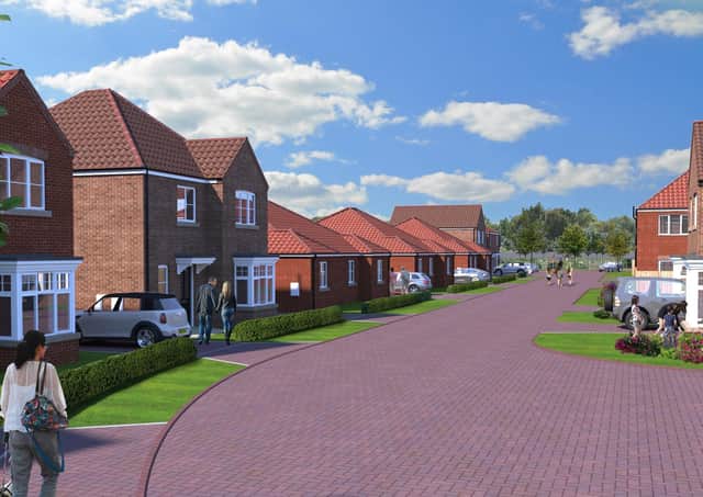 On completion the site on Pinfold Lane will comprise 54 properties including two and three bedroom semi-detached, three and four bedroom detached and two bedroom bungalows.