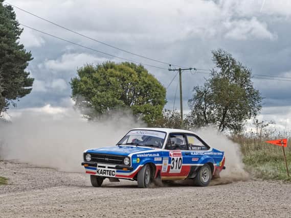 David Brown in action at The Trackrod Rally Yorkshire
Photo by Paul Mitchell Photography