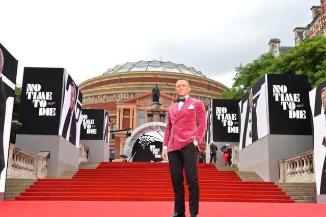 Daniel Craig attends the World Premiere of "NO TIME TO DIE" at the Royal Albert Hall (Photo by Jeff Spicer/Getty Images for EON Productions, Metro-Goldwyn-Mayer Studios, and Universal Pictures)
