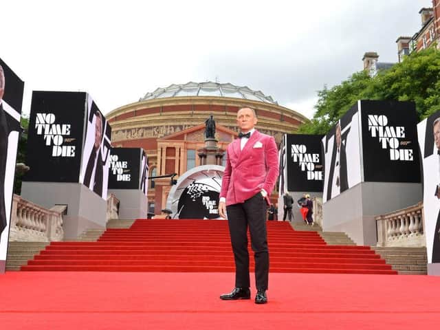 Daniel Craig attends the World Premiere of "NO TIME TO DIE" at the Royal Albert Hall (Photo by Jeff Spicer/Getty Images for EON Productions, Metro-Goldwyn-Mayer Studios, and Universal Pictures)