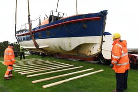 The Friendly Forester Lifeboat returned home from the Isle of Wight to Flamborough after 34 years in 2017.