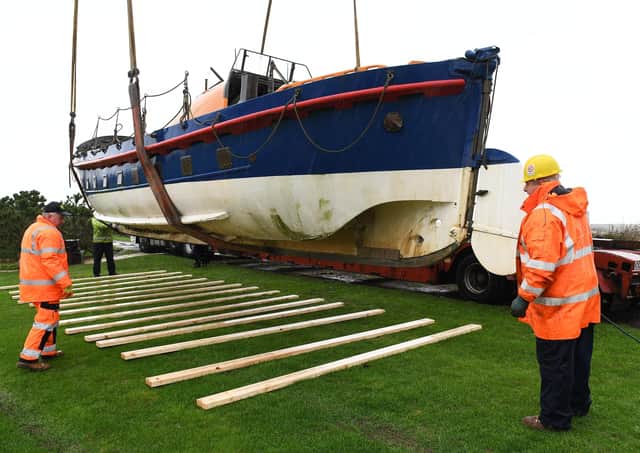The Friendly Forester Lifeboat returned home from the Isle of Wight to Flamborough after 34 years in 2017.