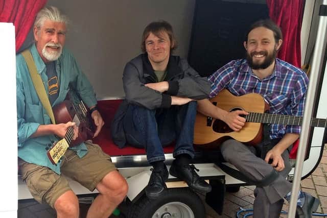 Headliners The Quicksilver Kings are an acoustic trio weaving elements of country, blues and pop over vintage rootsy songwriting.