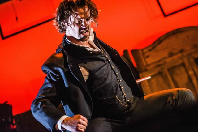Blake Kubena transforms into Hyde in the stage version of Robert Louis Stevenson classic story