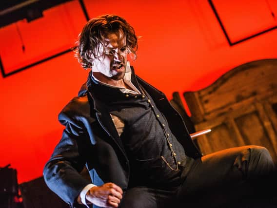 Blake Kubena transforms into Hyde in the stage version of Robert Louis Stevenson classic story