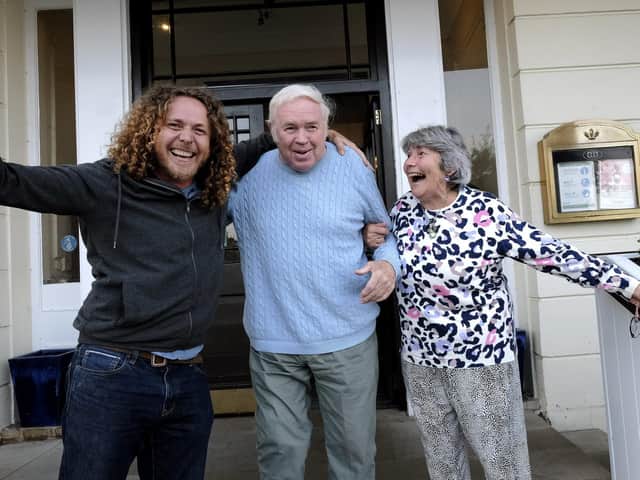 Home at last! After adventures abroad Photographer Peter Caton has a surprise reunion with mum, Pam and dad, John.