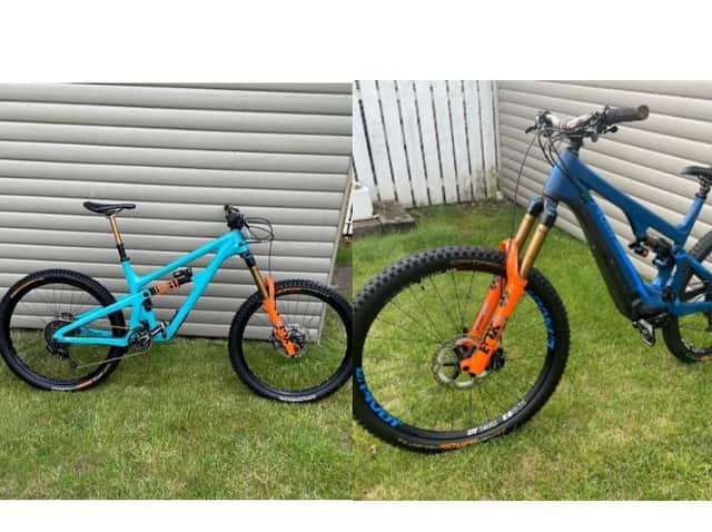 The stolen bikes