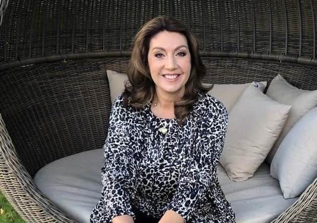 Singing star and much-loved TV presenter Jane McDonald was in Bridlington last week while filming on location. Photo courtesy of www.jane-mcdonald.com