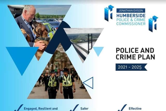 The police and crime strategic document sets out the commissioner’s objectives for the next three years.