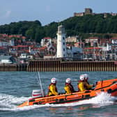 Scarborough RNLI’s new inshore lifeboat in action. (Erik Woolcott)
