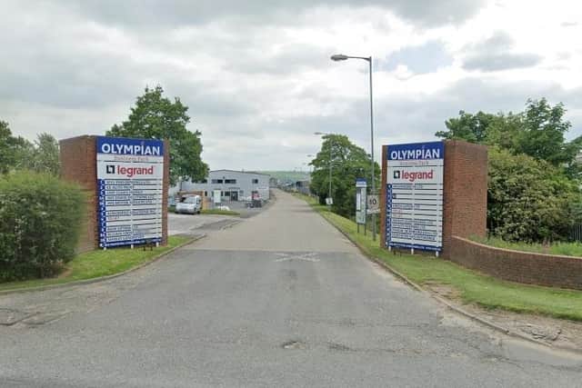 The Olympian Trading Estate on Cayton Low Road. (North Yorkshire Police)