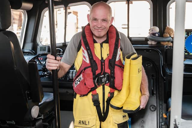 Whitby lifeboatman Keith Attridge.