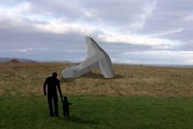 An artist's impression showing the proposed sculpture.