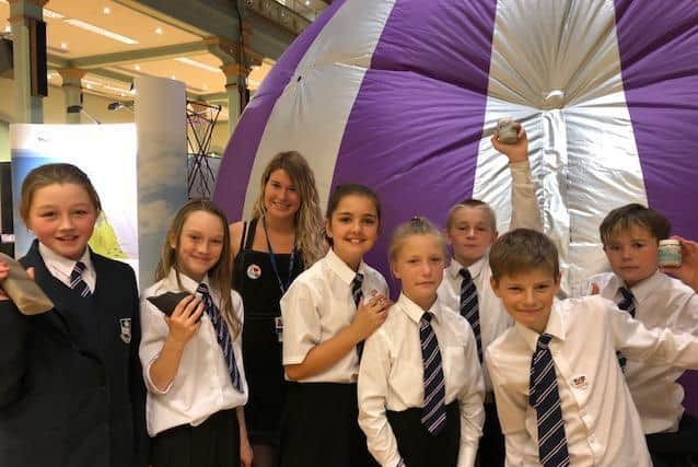 Students attending a past Science and Engineering Week.