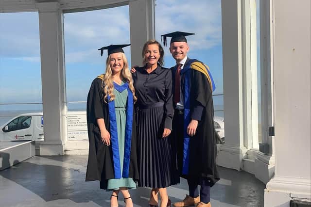 Beth Rowley, Kerry Hope from Castle Employment and Jake Jackson. (Castle Employment)