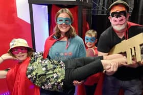 Shonagh and Richard Murton with their sons Archie and Oakley at an escape room. (Photo: Yorkshire Ambulance Service)