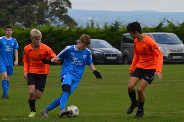 Heslerton U15s in action against Poppleton